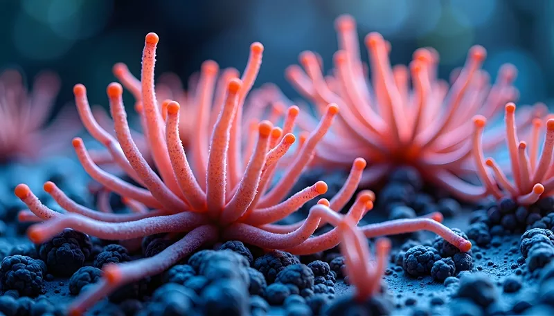 粉丝的珊瑚类海洋触手生物6K电脑壁纸