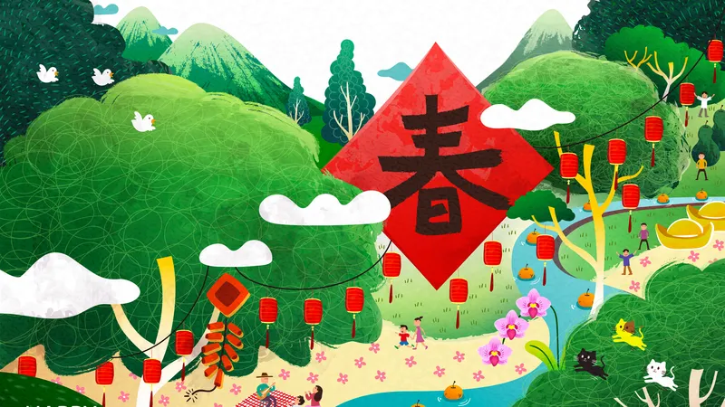 中国的节日之春节