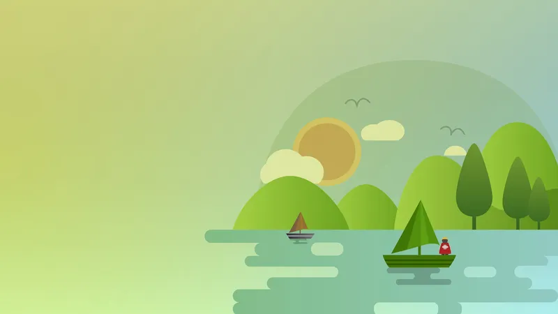 抽象的画之山水画