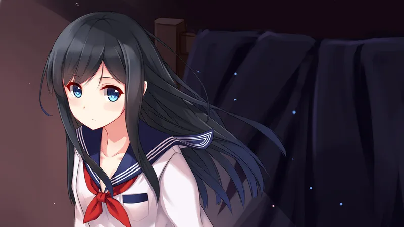 黑发可爱战舰少女