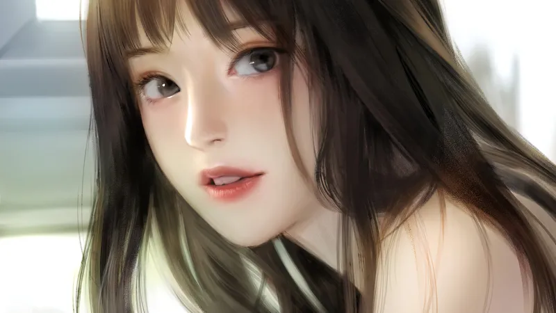 3D长发卡通动漫美女