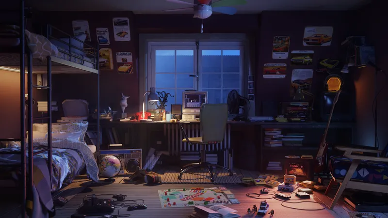 室内高仿真场景漫画