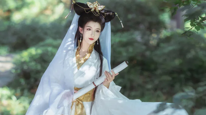 卡通漫画白娘子