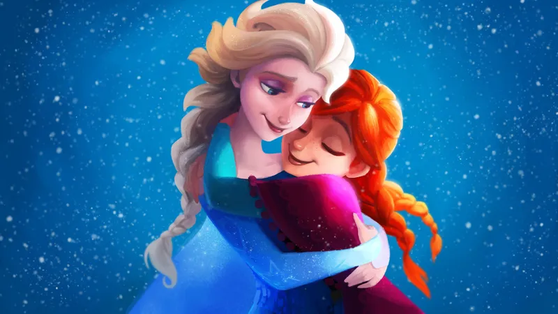 冰雪奇缘 安娜与艾莎