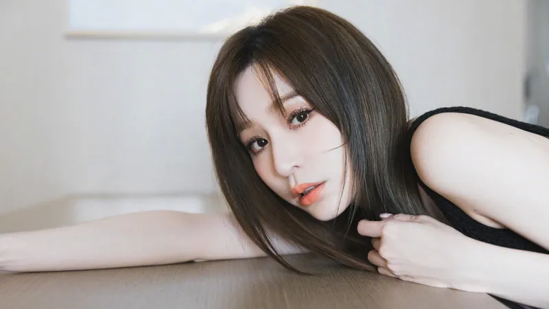 王心凌近拍特写照片