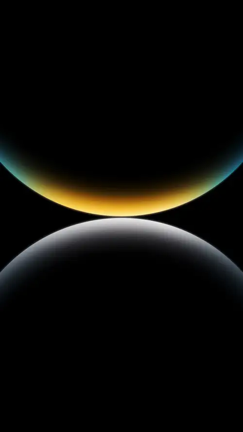 纯黑下的3D球体碰撞