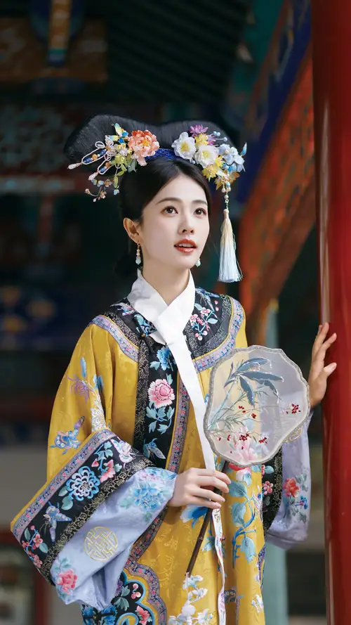 白鹿 宫装古装照