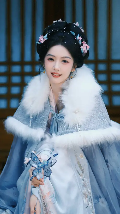 蔡文静古装美女照