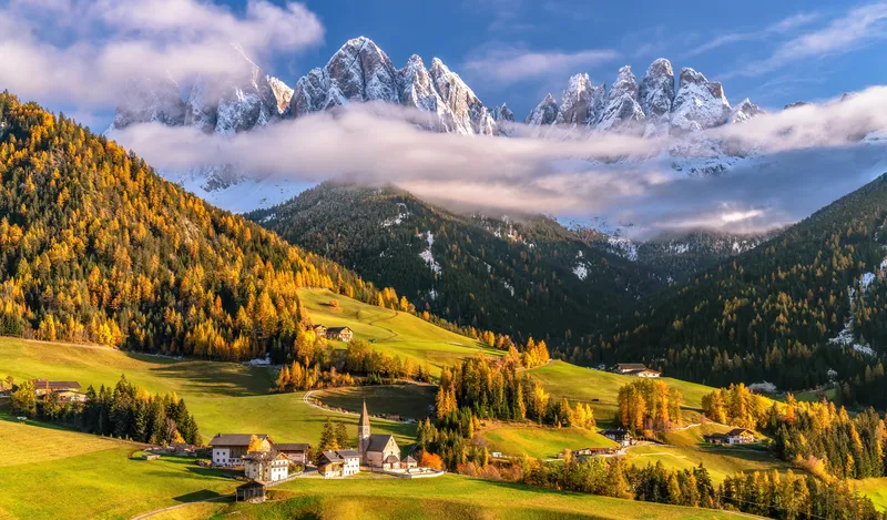 阿尔卑斯山的秋天