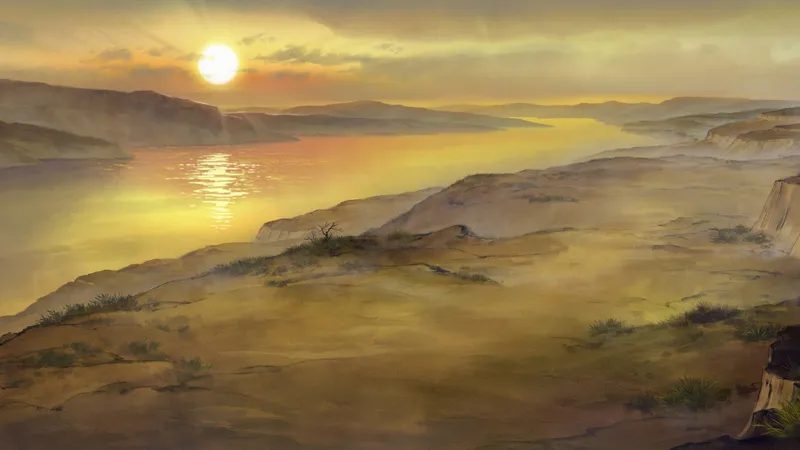 浪浪山的小妖怪里的夕阳