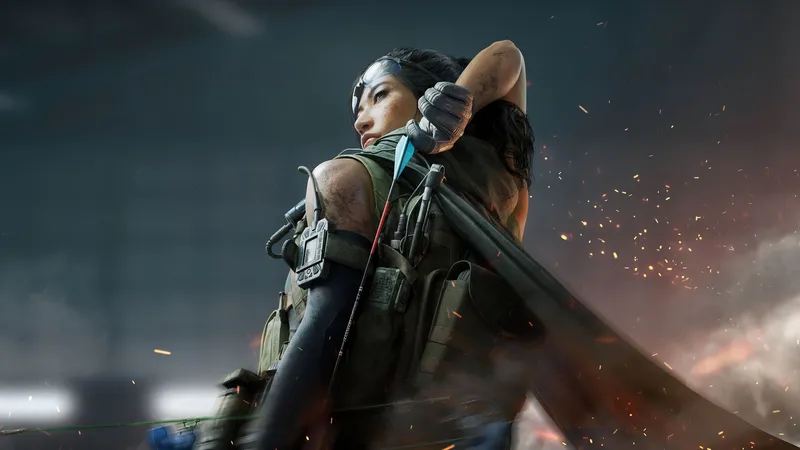 三角洲行动美女拿电子弓箭