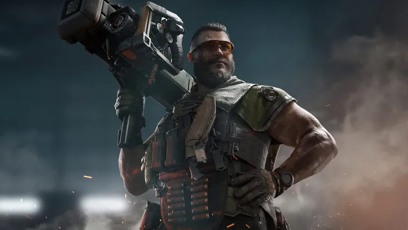 三角洲行动一个壮汉手举火箭筒