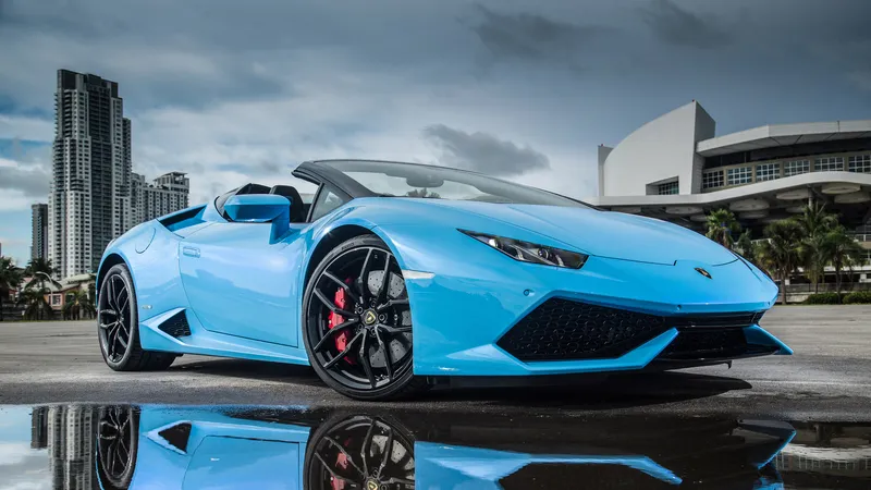兰博基尼LP 610 天蓝色