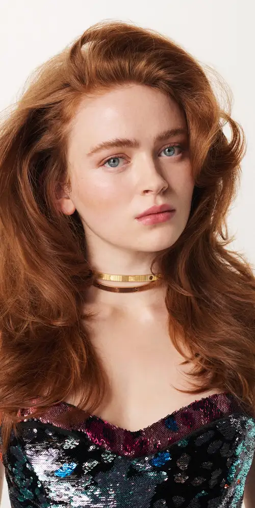 Sadie Sink白色背景