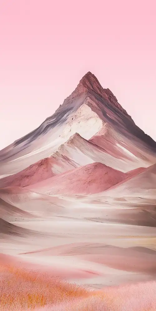 山景粉红色美学