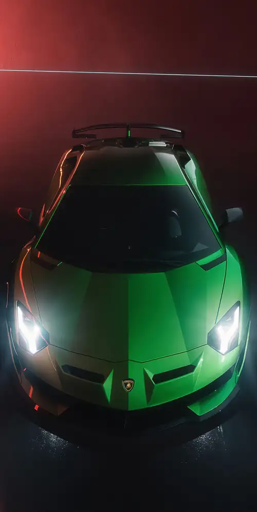 兰博基尼Aventador SVJ CGI