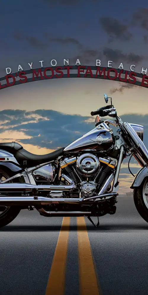 哈雷戴维森胖男孩代托纳海滩