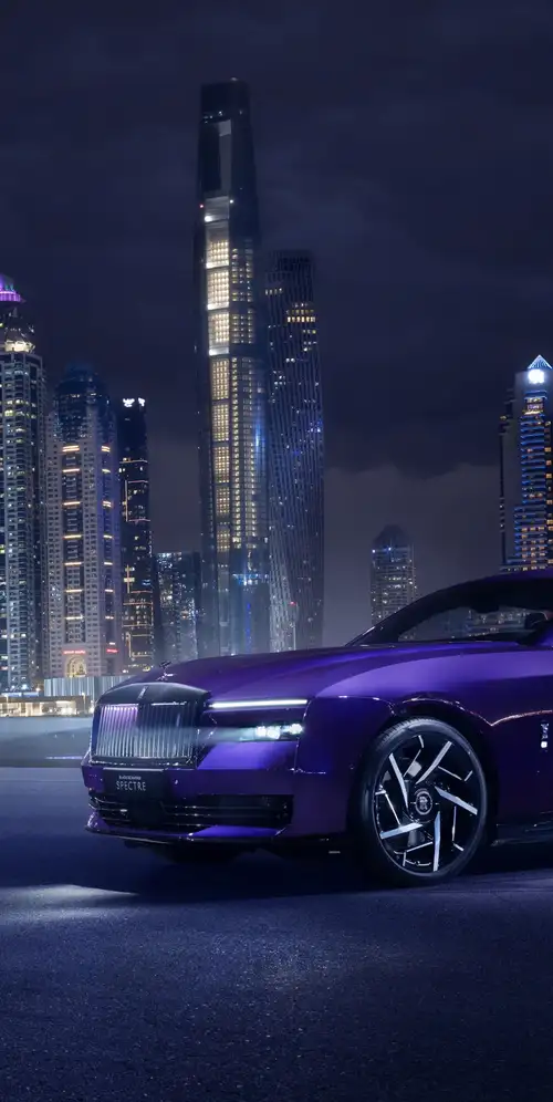 劳斯莱斯黑色徽章幽灵迪拜