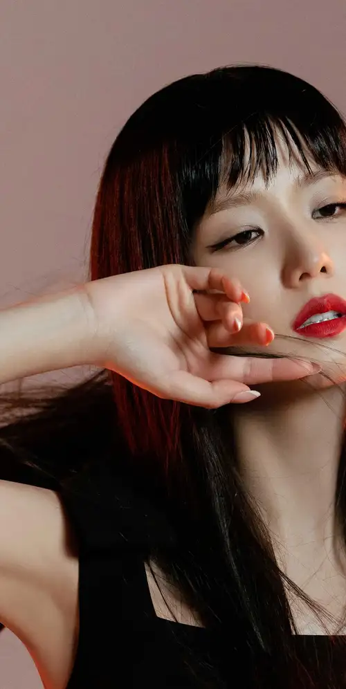 黑粉色-JISOO肖像