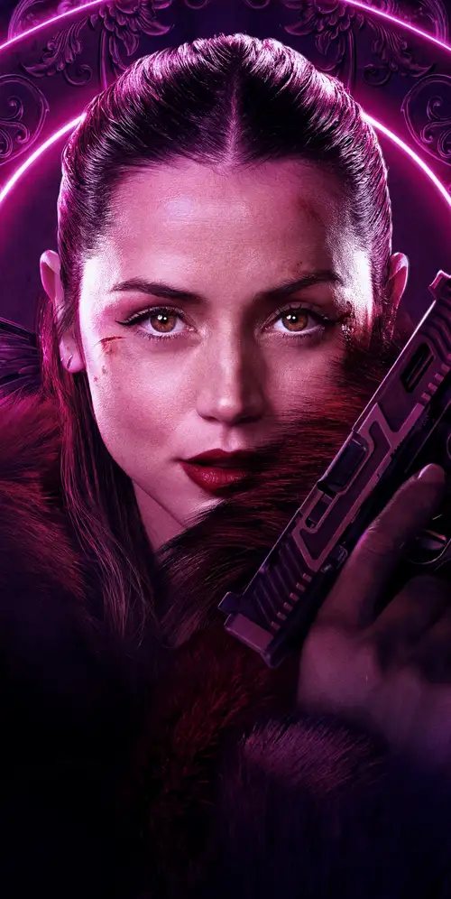 芭蕾舞女霓虹粉