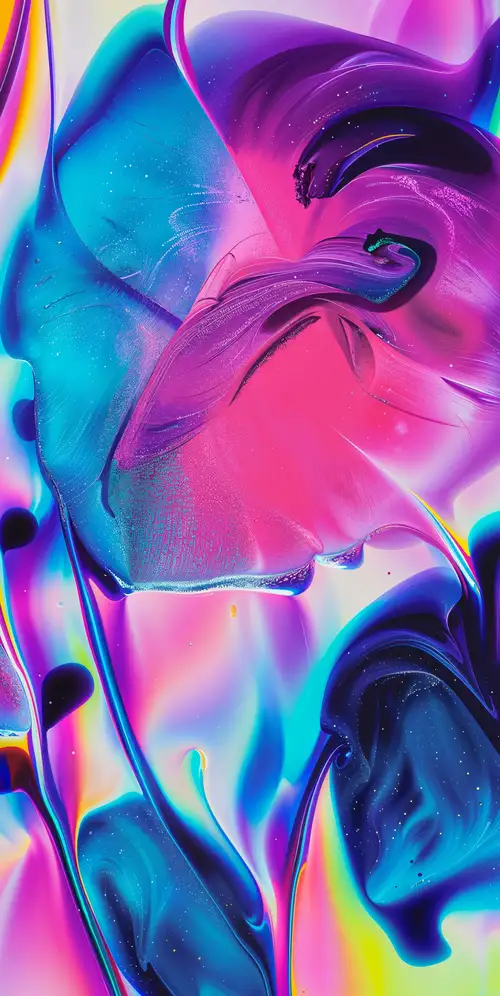流体艺术霓虹色
