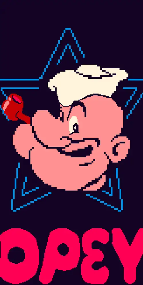 大力水手像素艺术