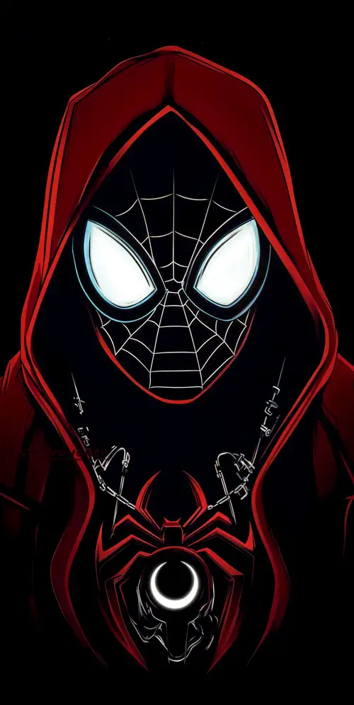 Miles Morales红色连帽衫