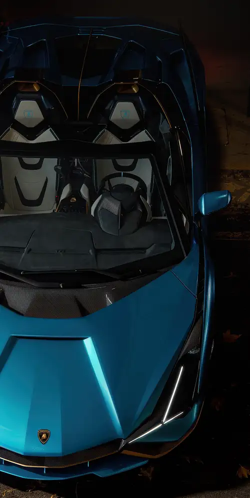 兰博基尼Sián Roadster混合动力跑车