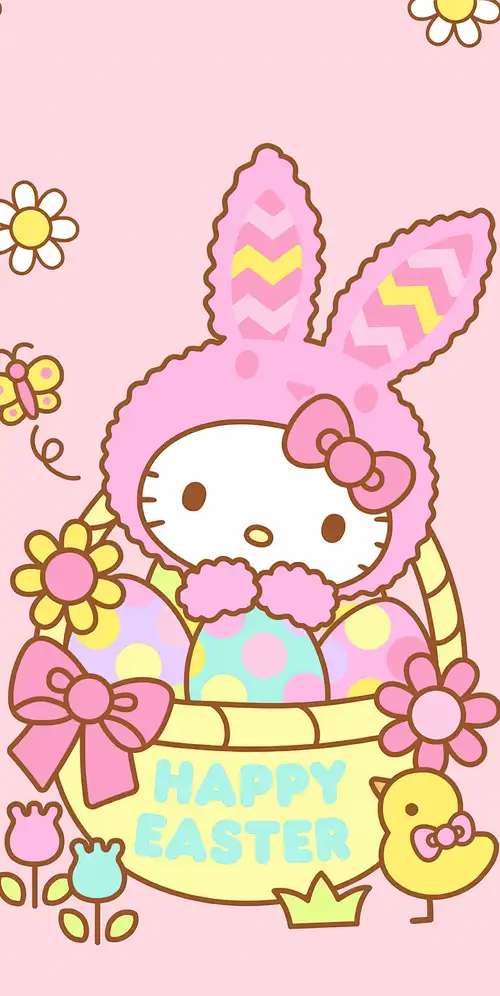 Hello Kitty复活节兔子