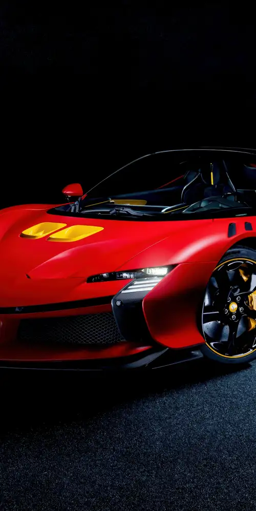 红色法拉利SF90 XX Spider