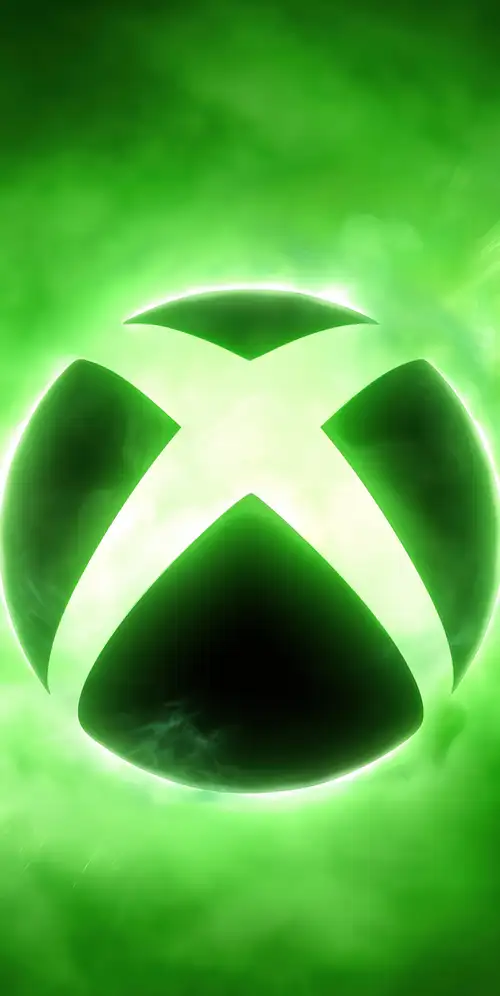 Xbox徽标绿色背景