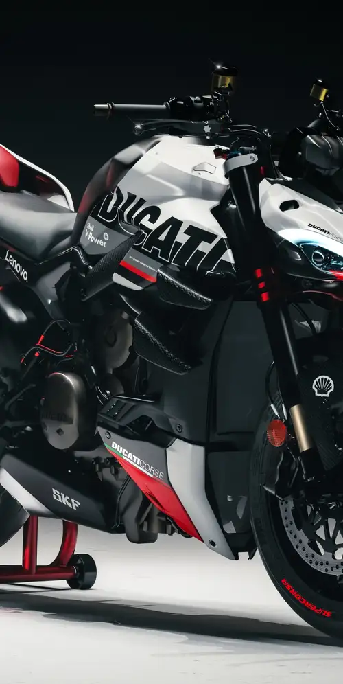 杜卡迪街头霸王V4深色背景