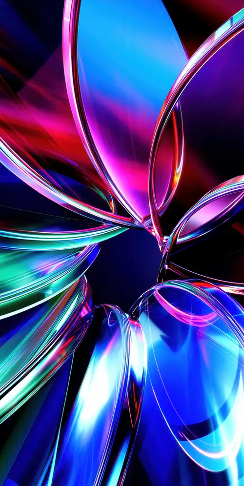 玻璃色彩色抽象