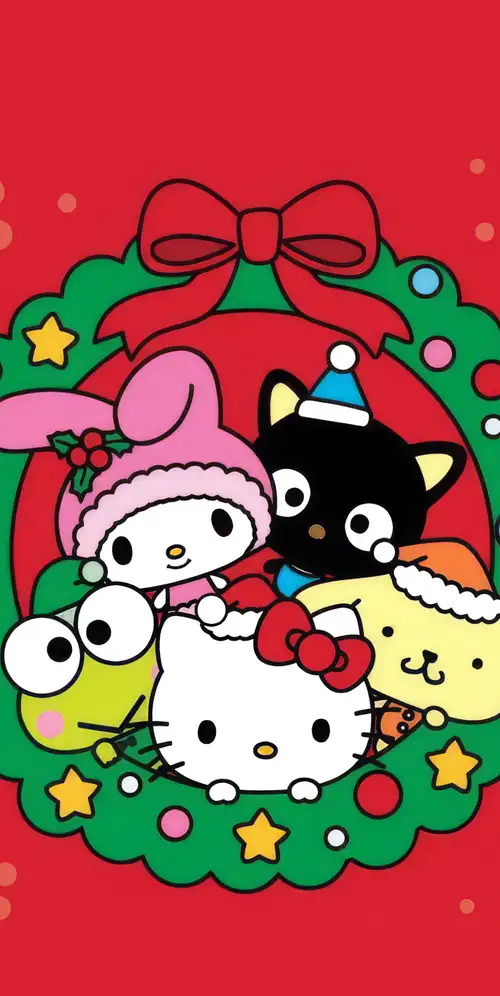 Hello Kitty和朋友们的圣诞装饰