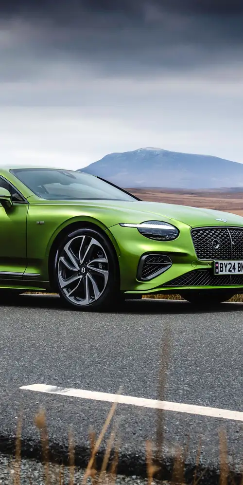 宾利大陆GT速度石灰绿