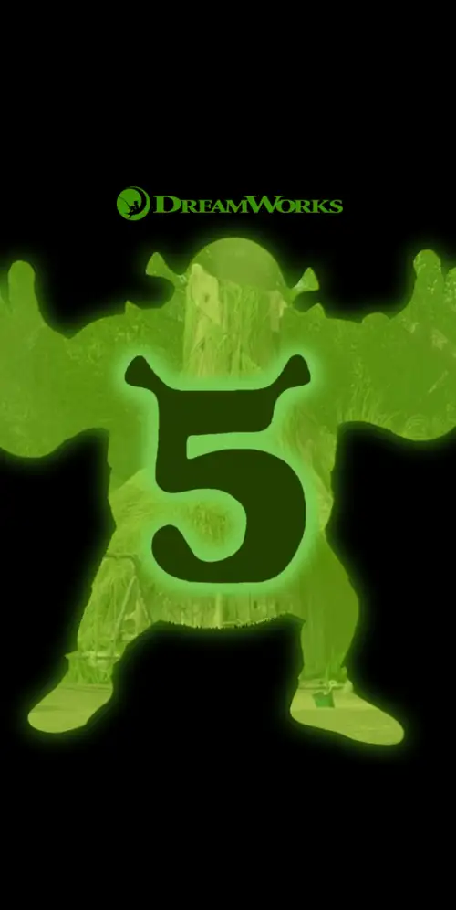 史莱克5黑色背景