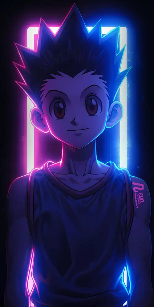 Gon Freecss霓虹艺术