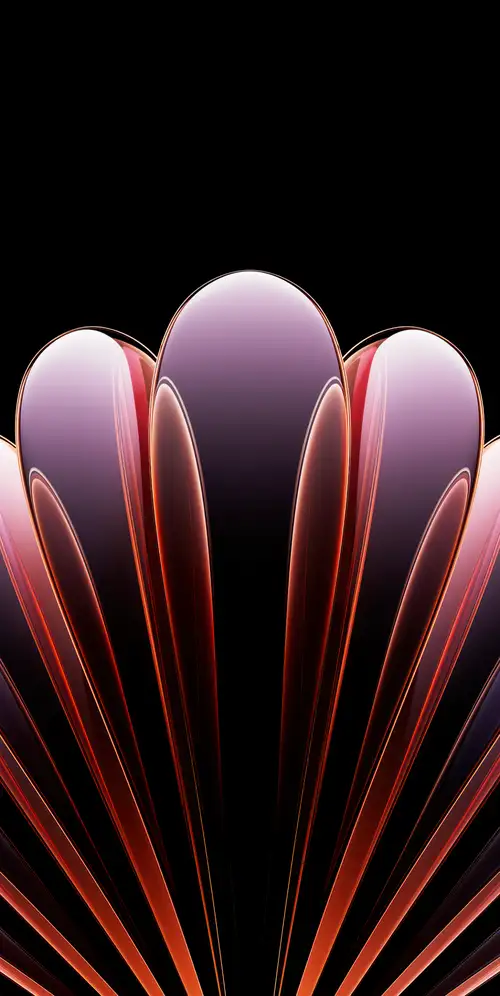 红色抽象金属漆