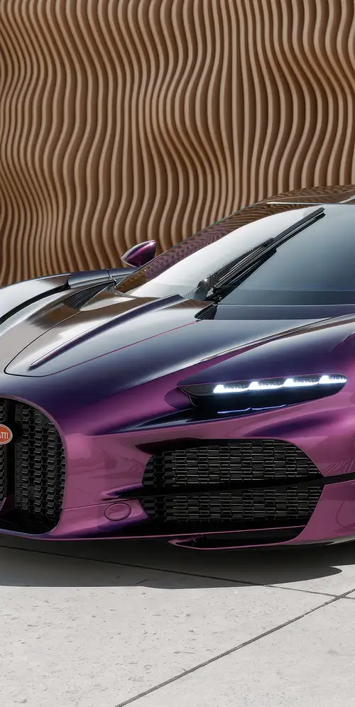 紫色美学布加迪陀飞轮