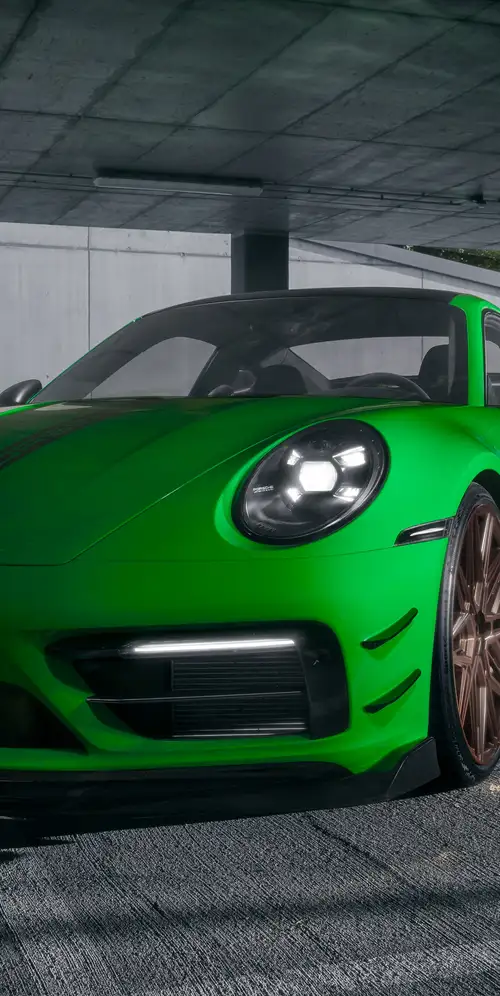 绿色保时捷911 Carrera T