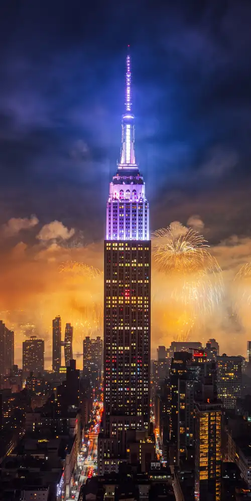 帝国大厦烟花