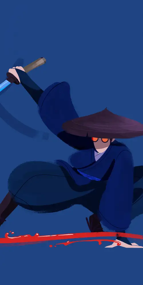 蓝眼武士| Mizu |极简艺术