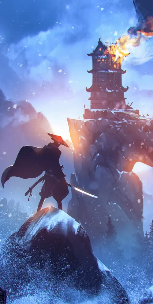 蓝眼睛武士|美穗| 壁纸