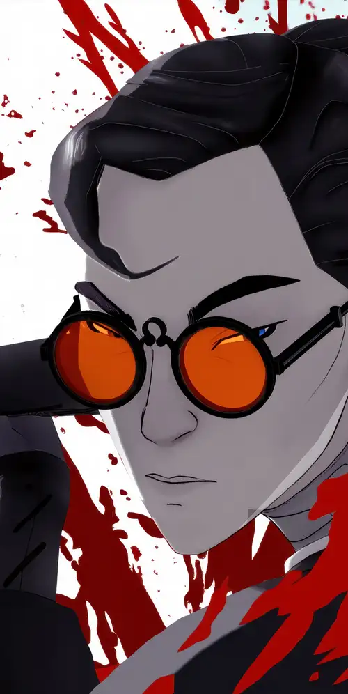 蓝眼武士| Mizu艺术品