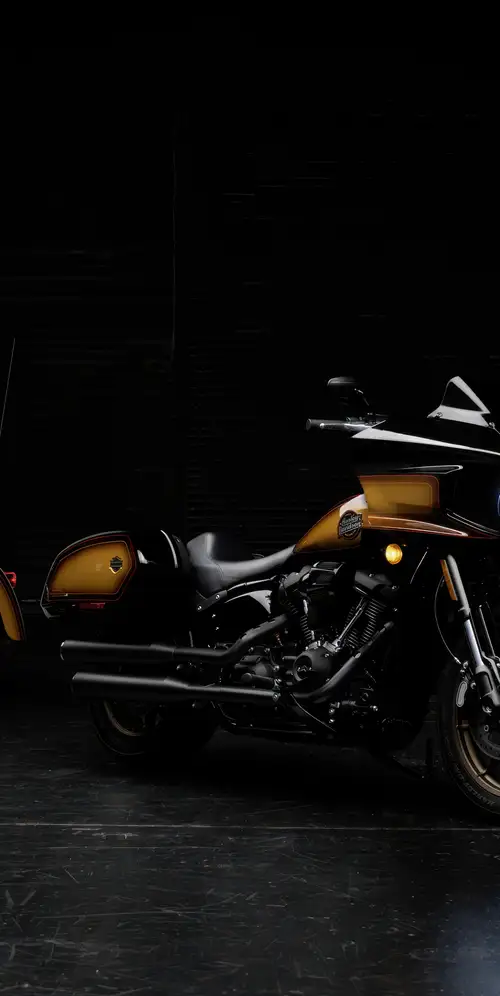 哈雷戴维森低骑手ST烟草褪色