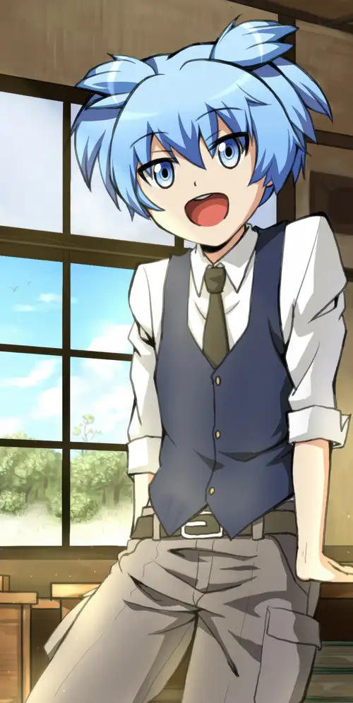 暗杀教室| Nagisa Shiota | Korosensei壁纸