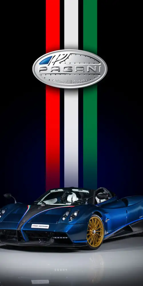 帕加尼Huayra跑车黑暗美学