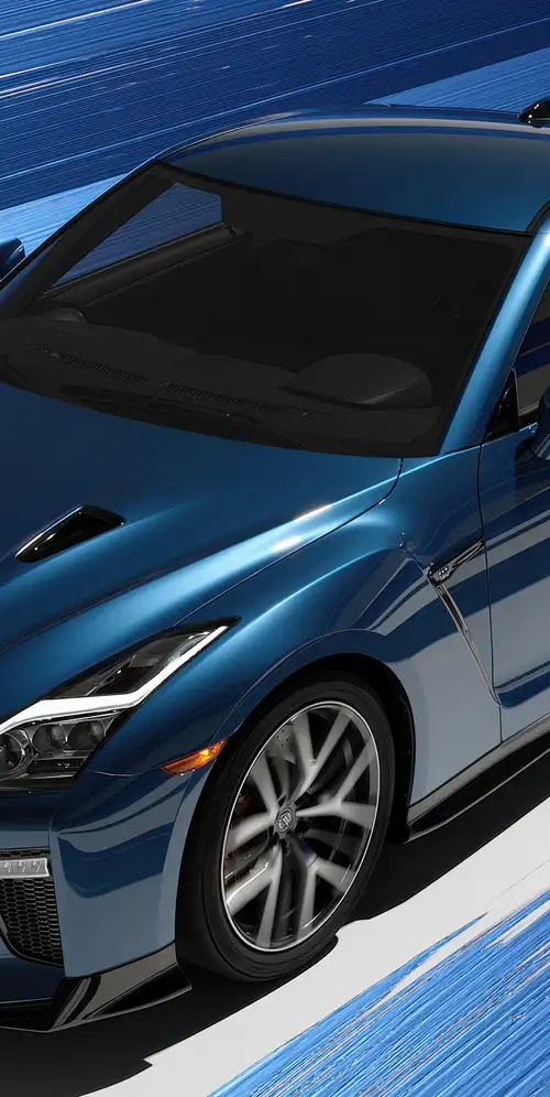 日产GT-R蓝色美学