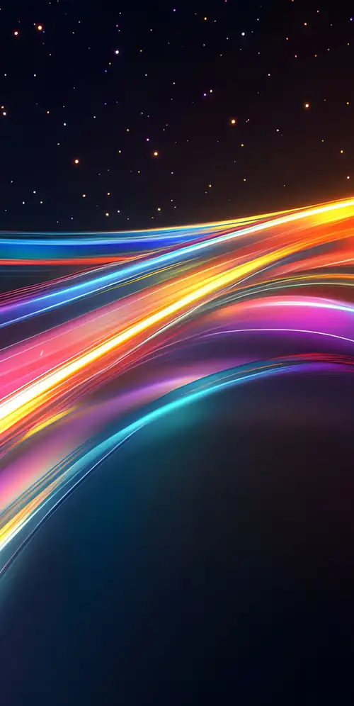 动态霓虹灯步道