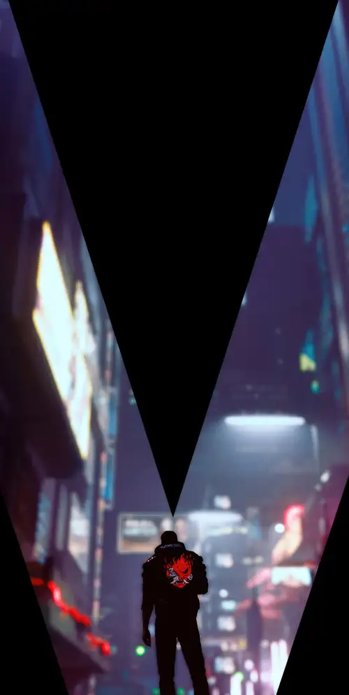 V（赛博朋克）海报